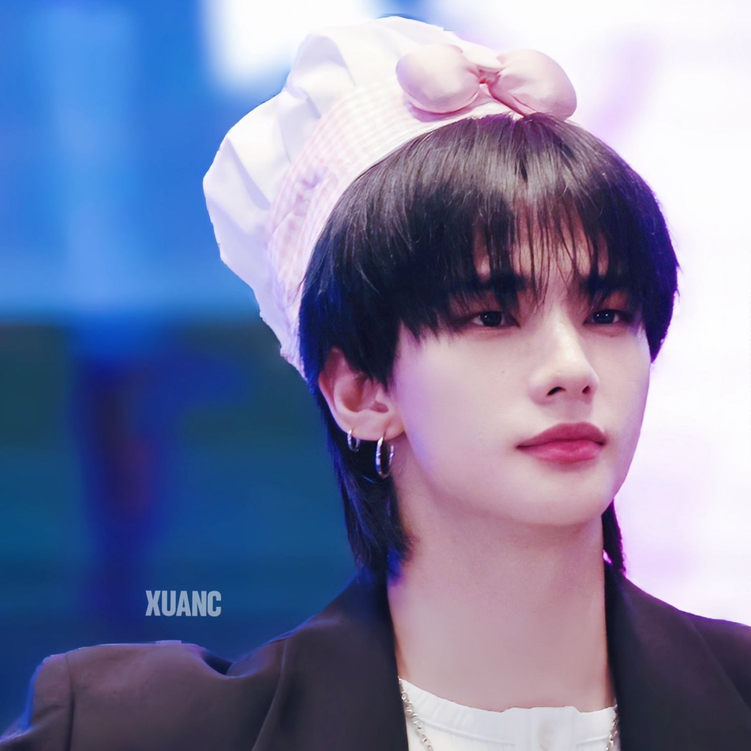 A moment captured by Hyunjin (Stray Kids)'s fan