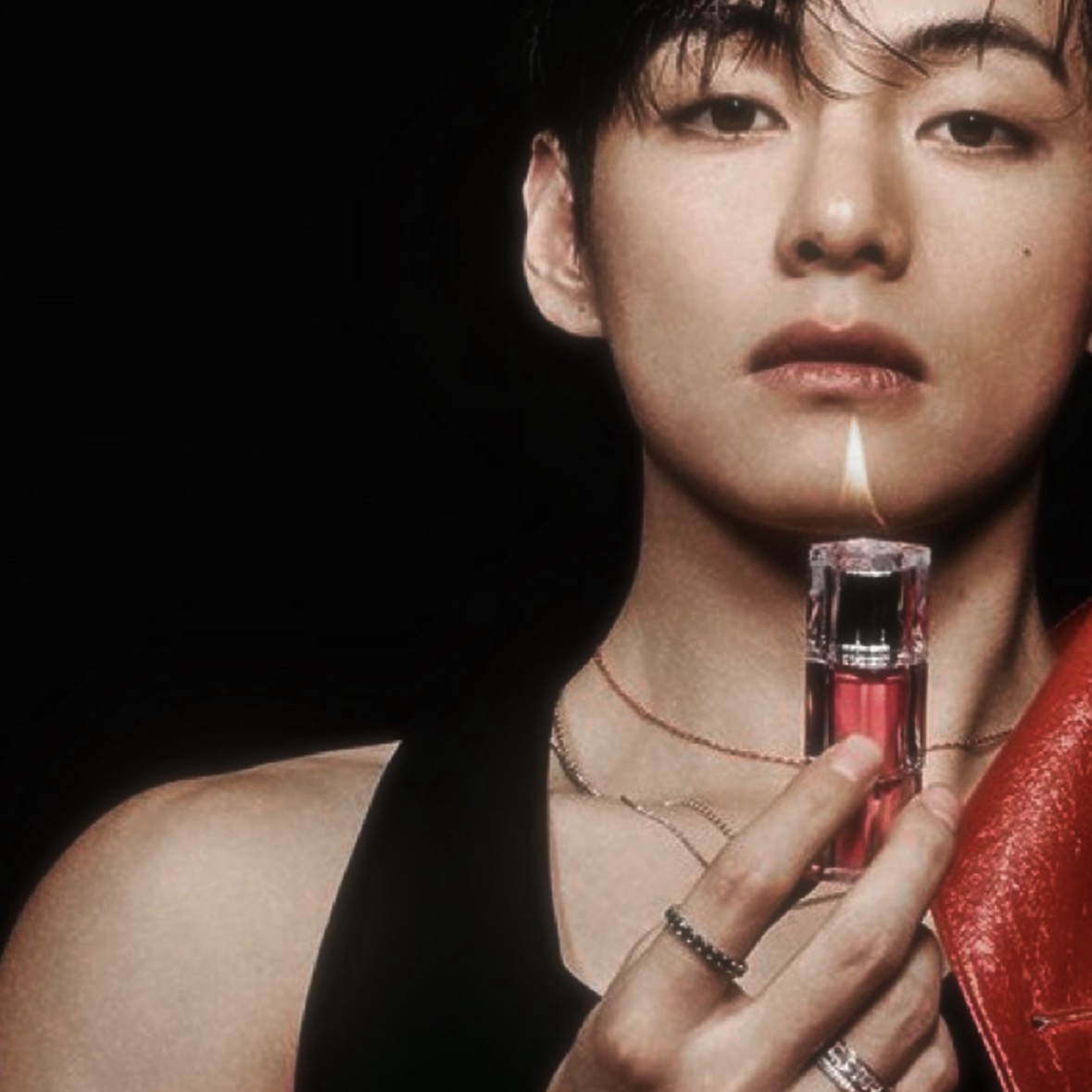 V (防弹少年团)粉丝拍下的瞬间