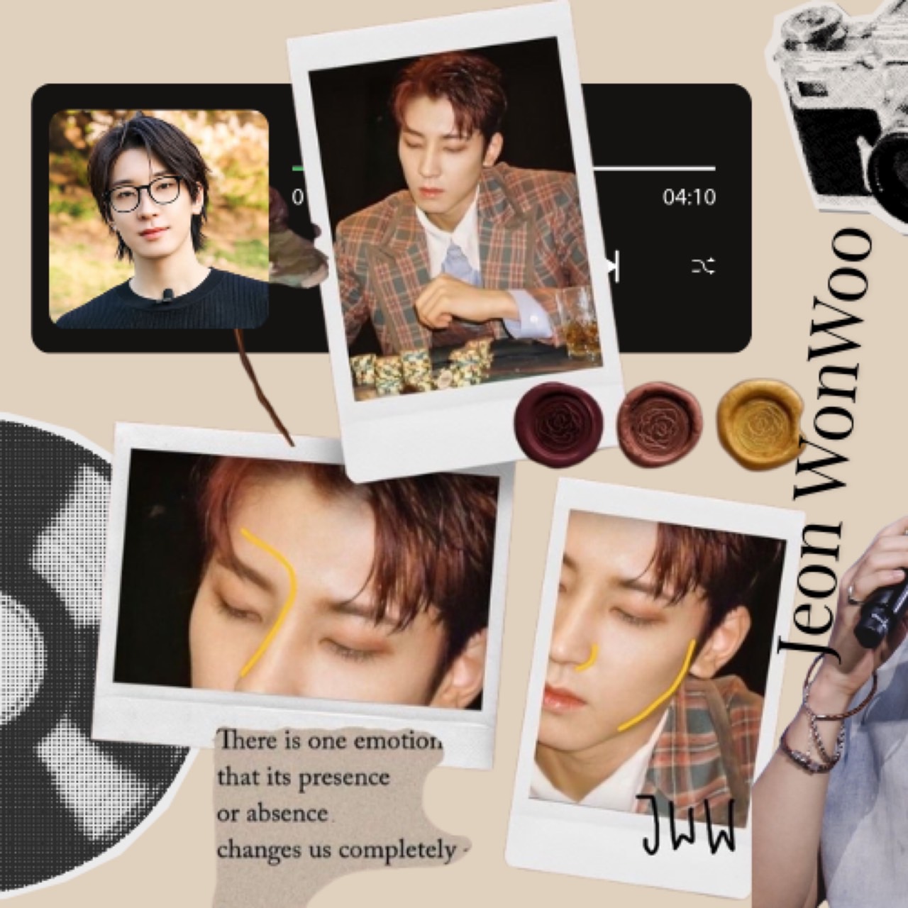 Recent activity shot of Wonwoo (SEVENTEEN)