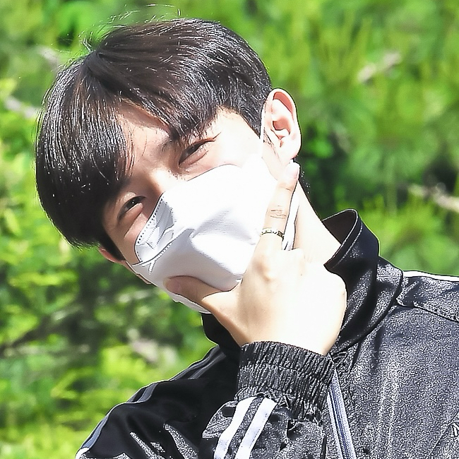 A moment captured by Kim Jaehwan's fan