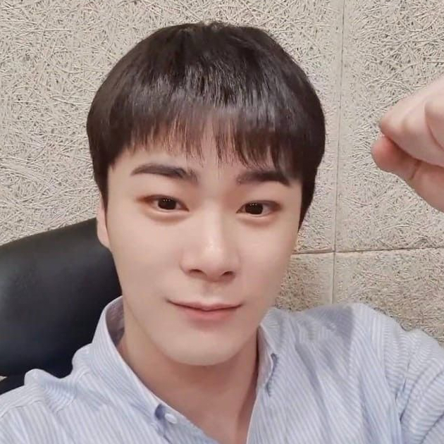Recent activity shot of Moonbin (ASTRO)
