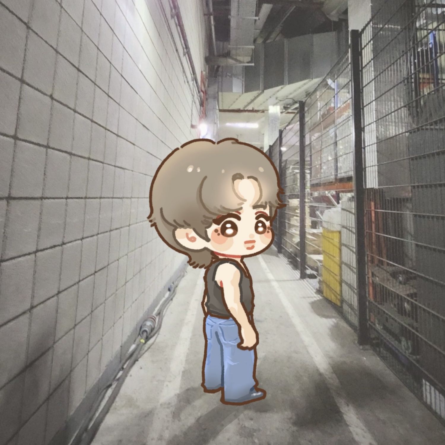 A moment captured by Chanyeol (EXO)'s fan