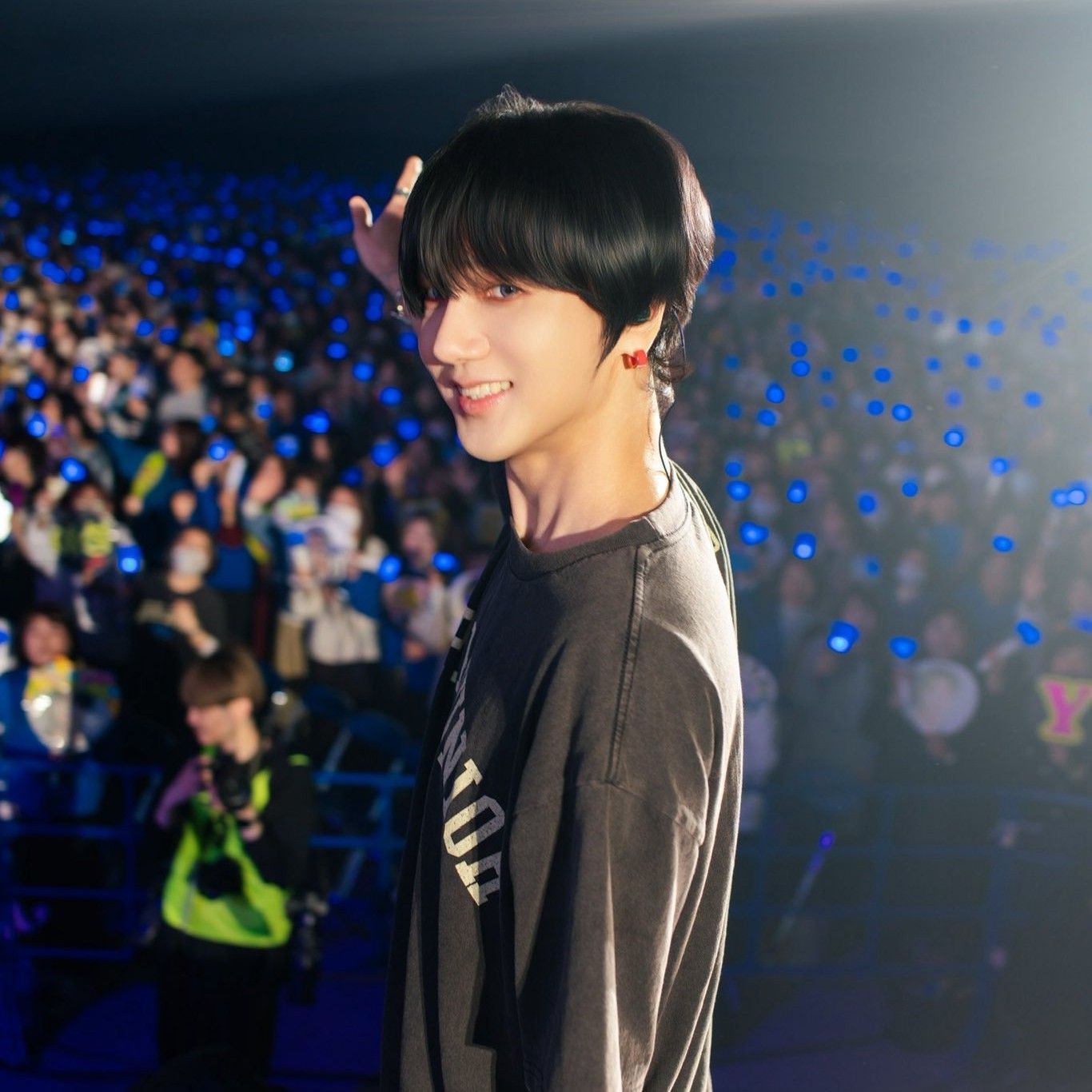 Momen yang diabadikan oleh penggemar Yesung (Super Junior)