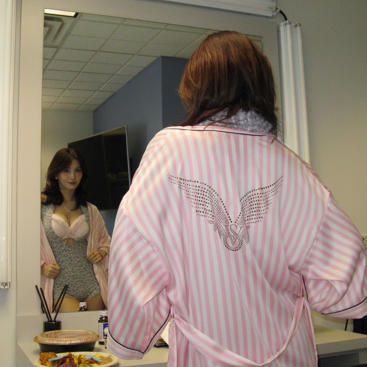 A moment captured by Momo (TWICE)'s fan