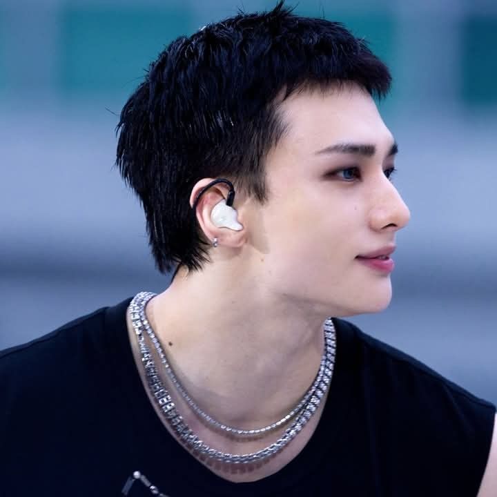 Recent activity shot of Hyunjin (Stray Kids)
