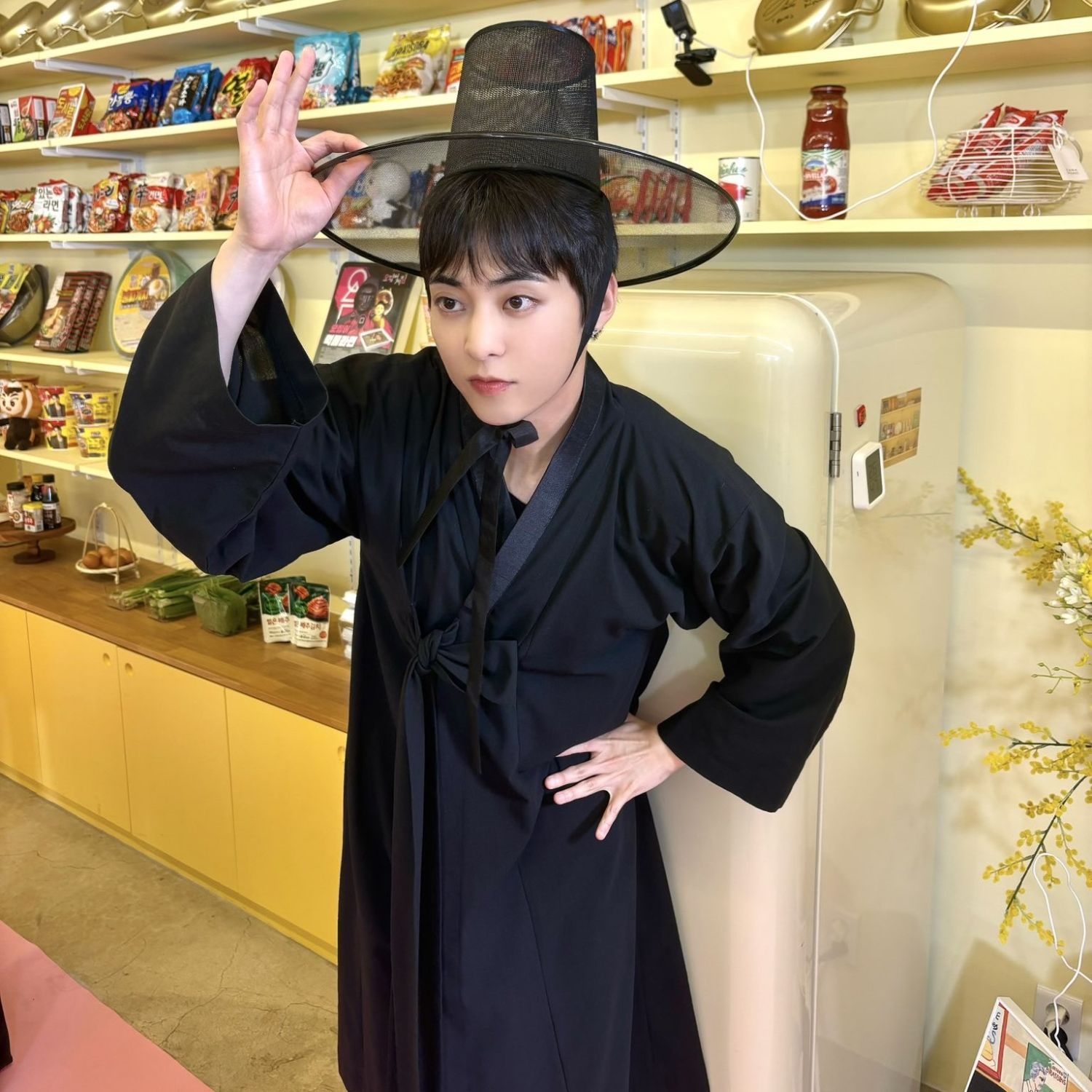 Recent activity shot of Xiumin (EXO)