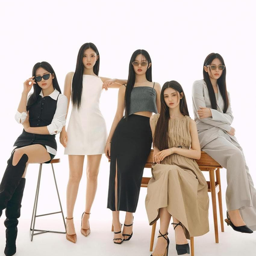 Behind-the-scenes cut of NewJeans