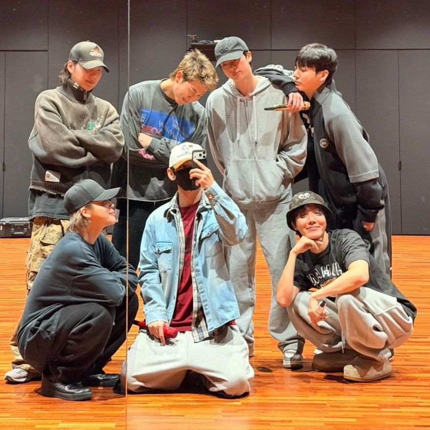 BTSの舞台裏ショット