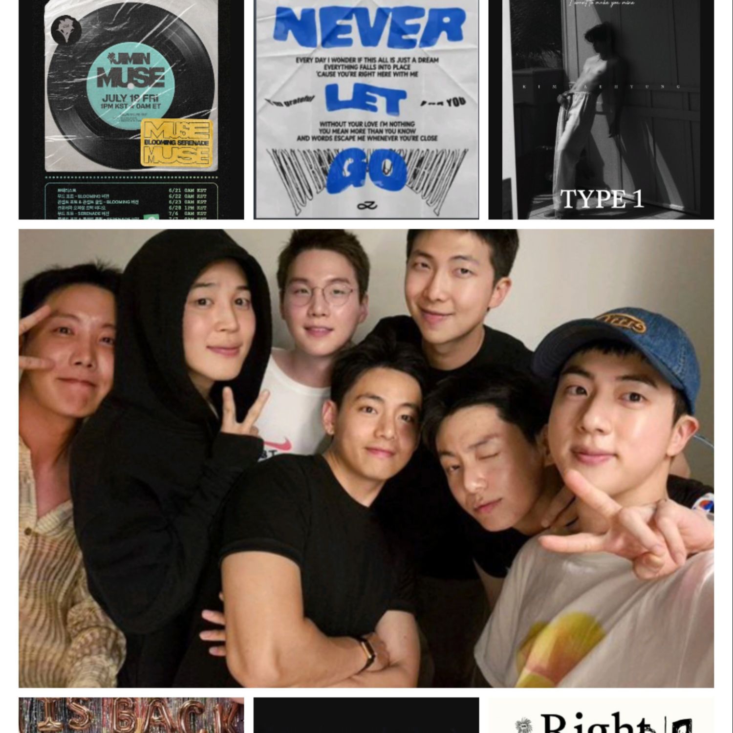 Foto aktivitas terbaru BTS