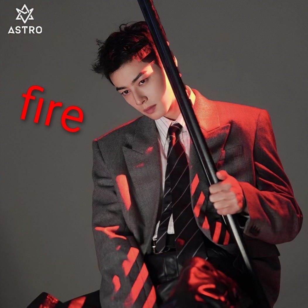 Recent activity shot of Eunwoo (ASTRO)