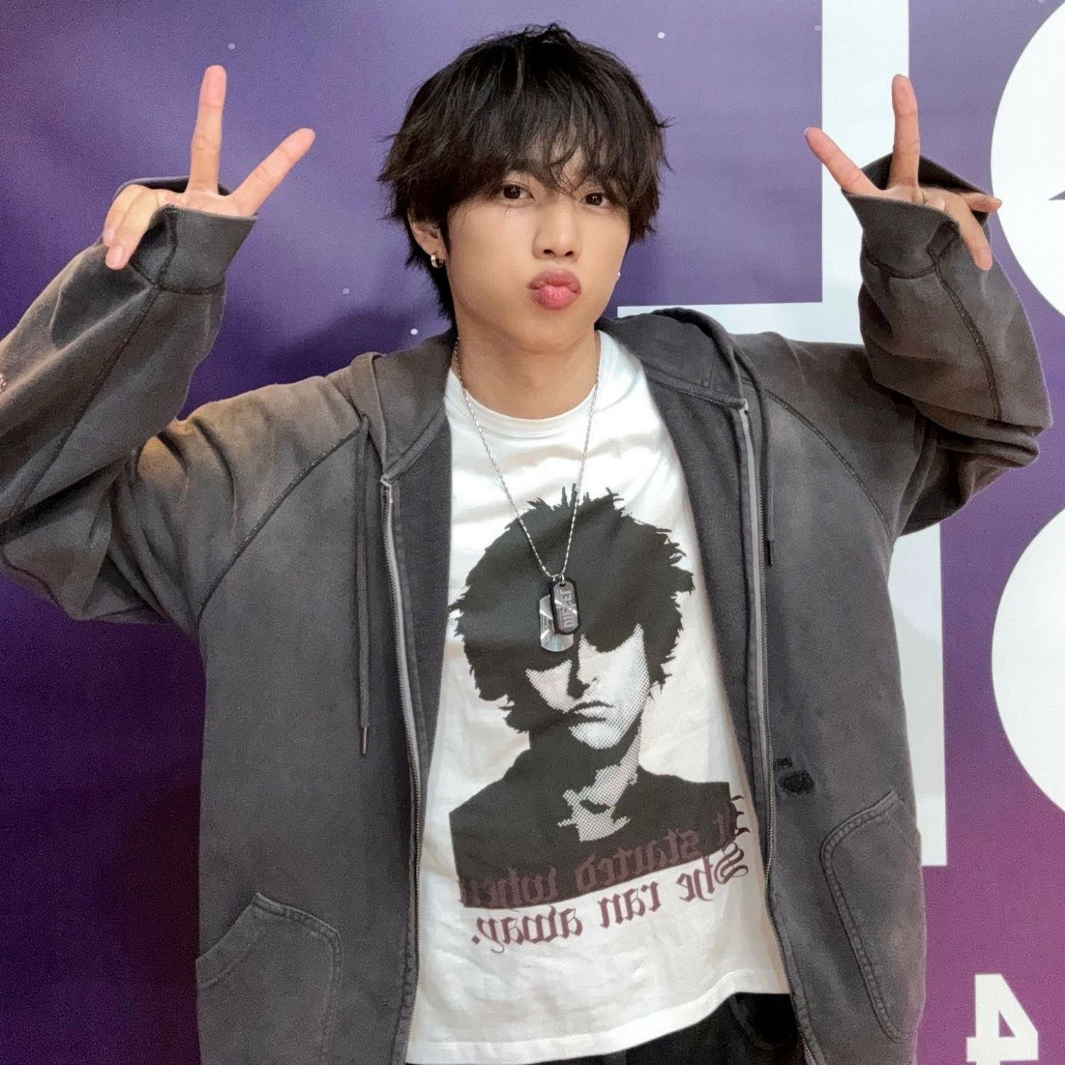 Behind-the-scenes cut of Sunwoo (THE BOYZ)