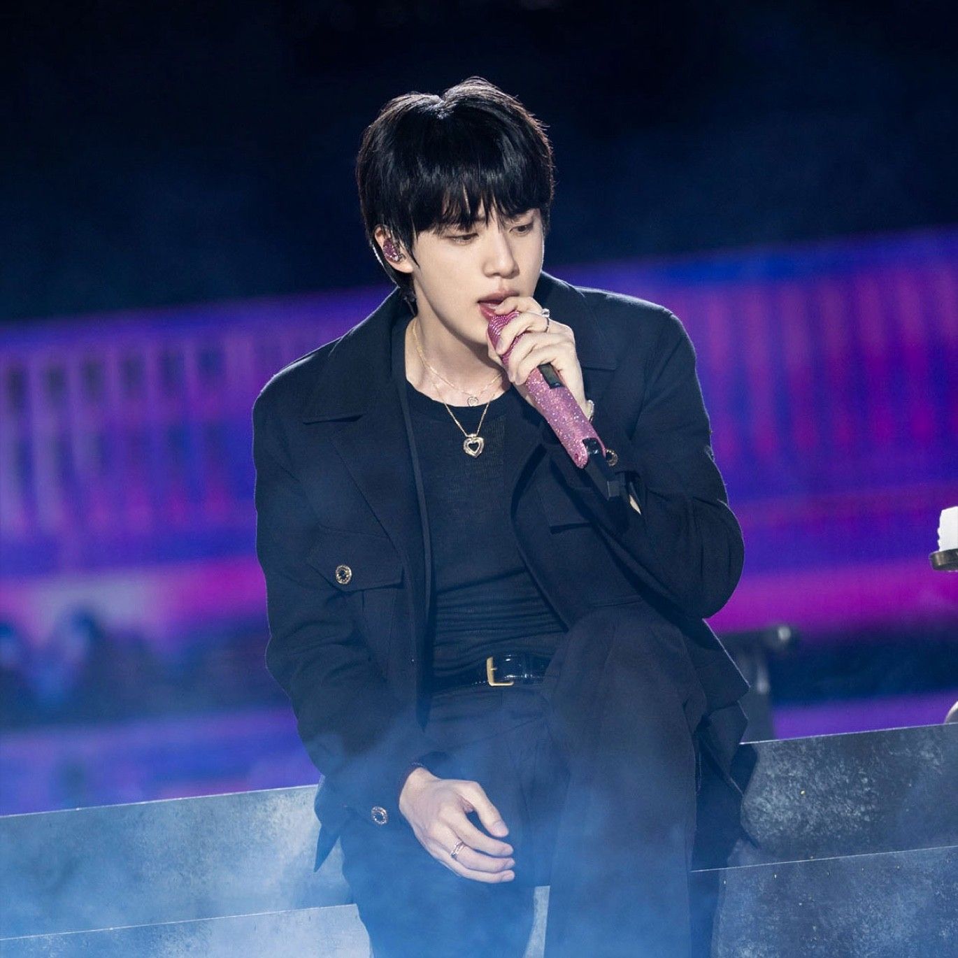 A moment captured by Jin (BTS)'s fan