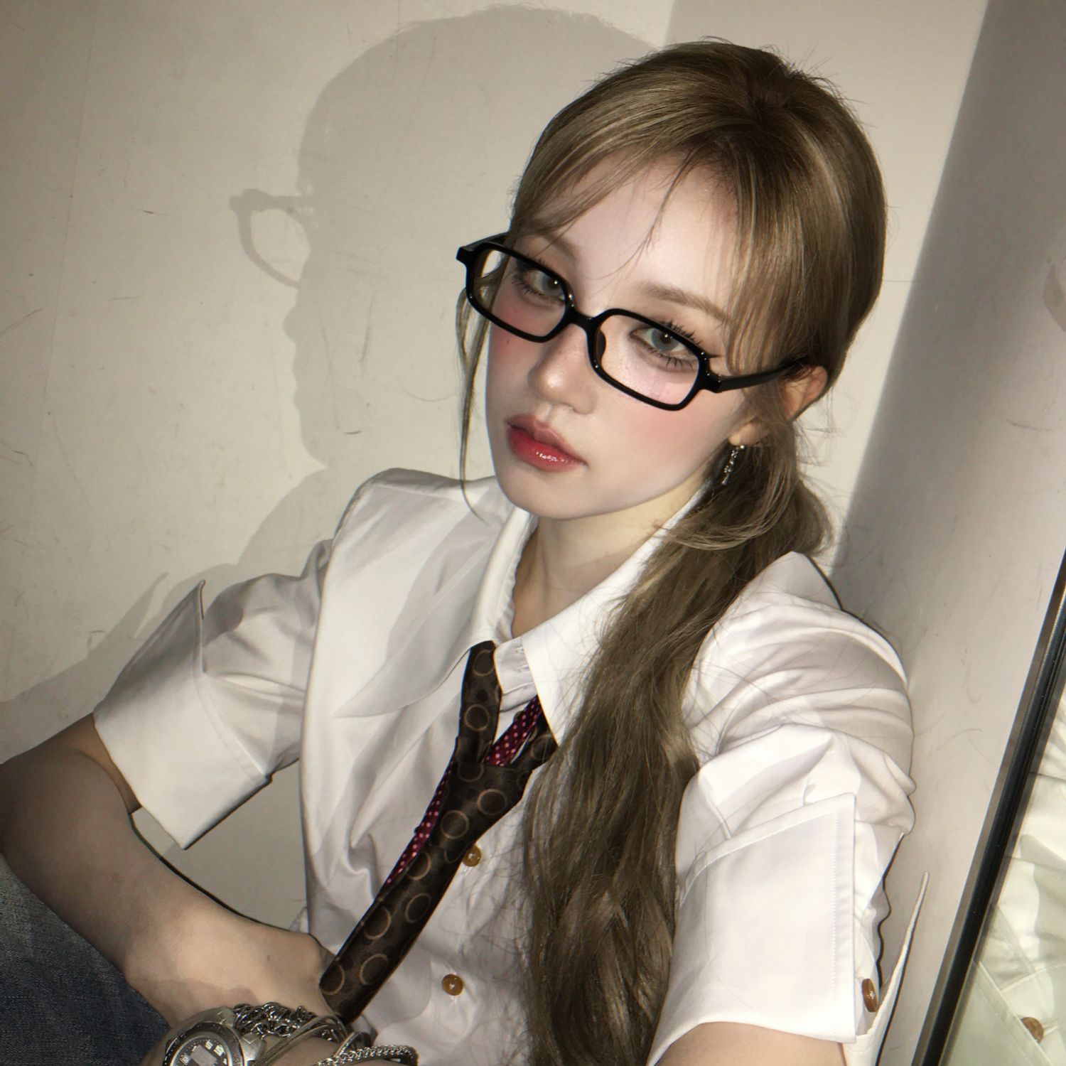 A moment captured by Yuqi (i-dle)'s fan