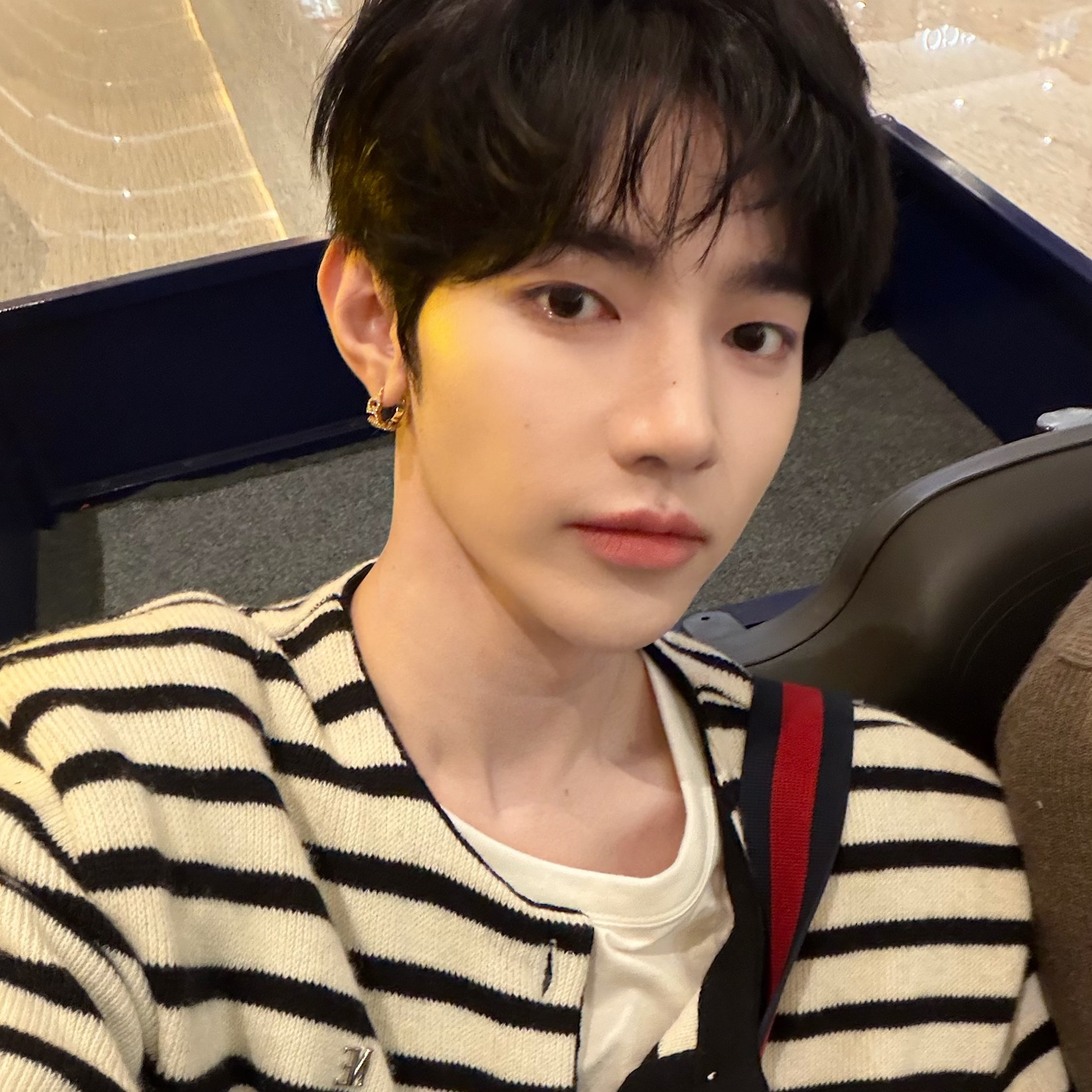 Recent activity shot of Zhang Hao (ZEROBASEONE)