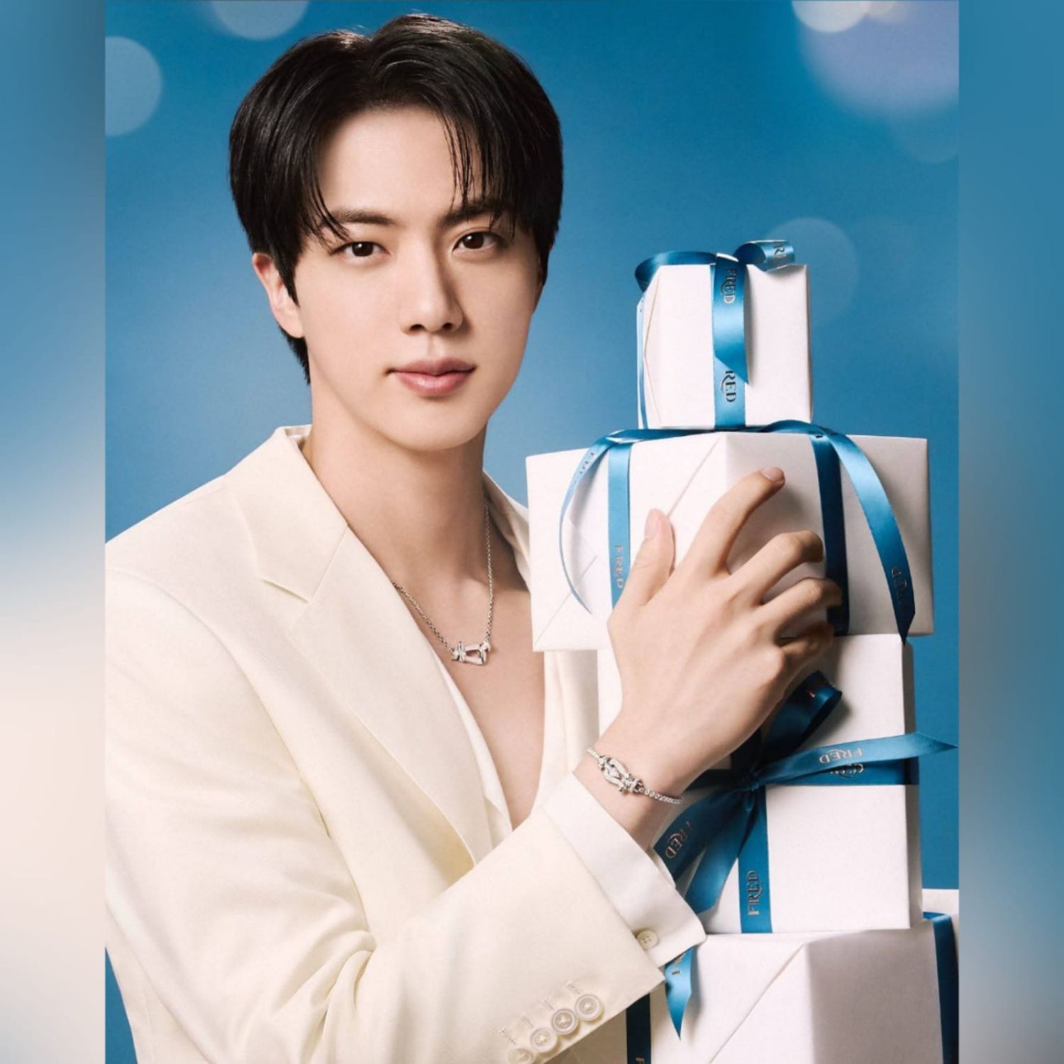 Recent activity shot of Jin (BTS)