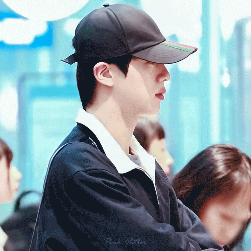 A moment captured by Jin (BTS)'s fan