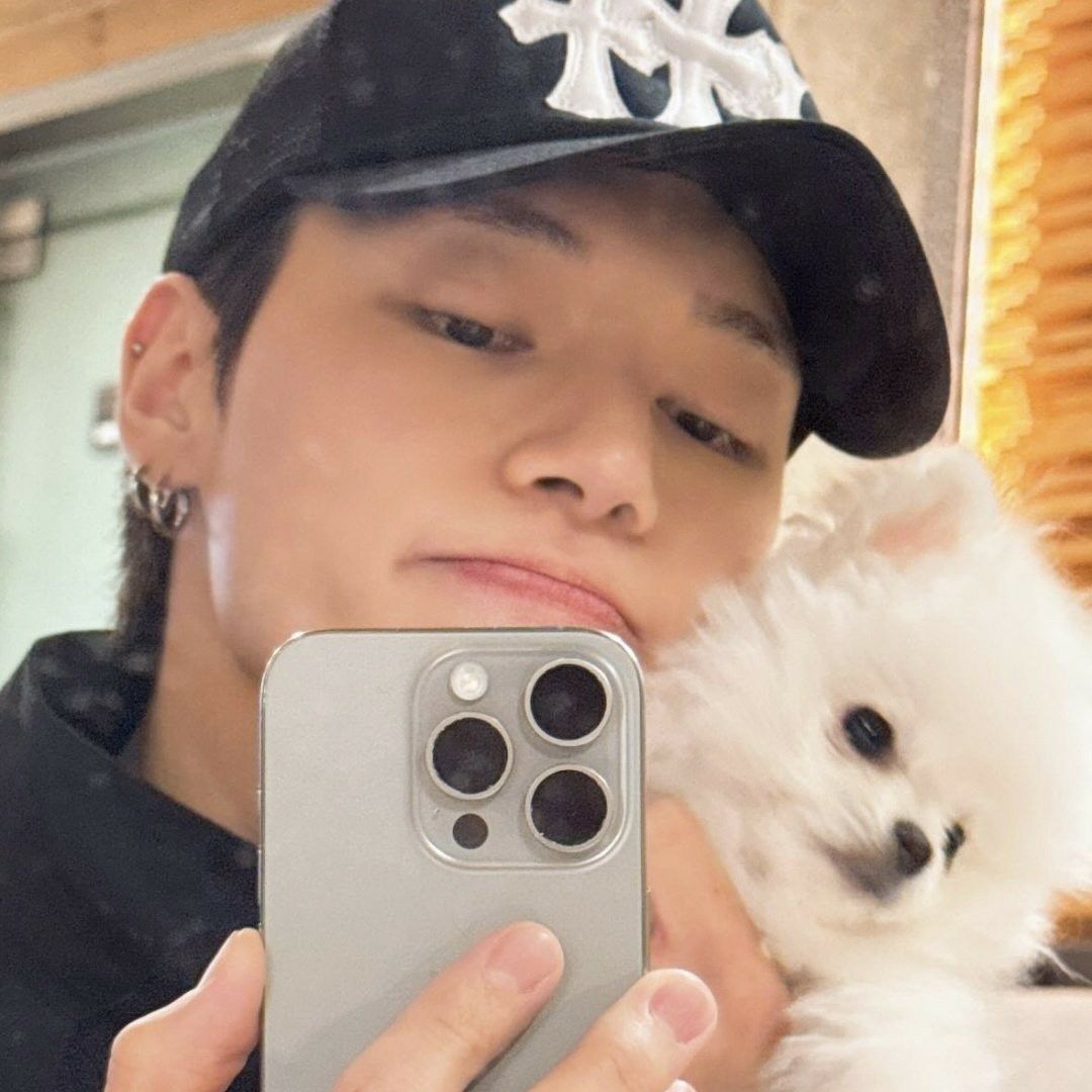 Recent activity shot of Wooyoung (ATEEZ)