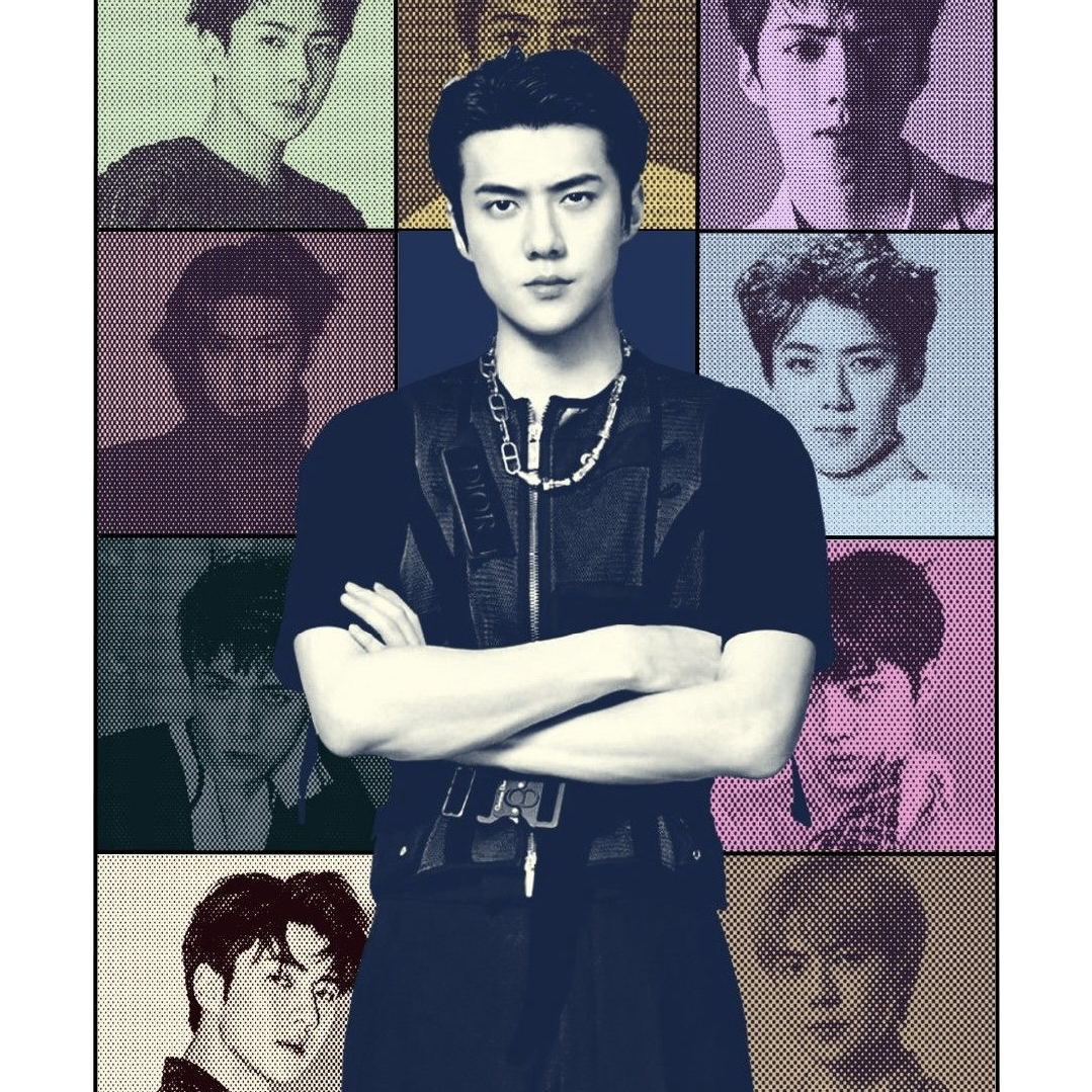 A moment captured by Sehun (EXO)'s fan