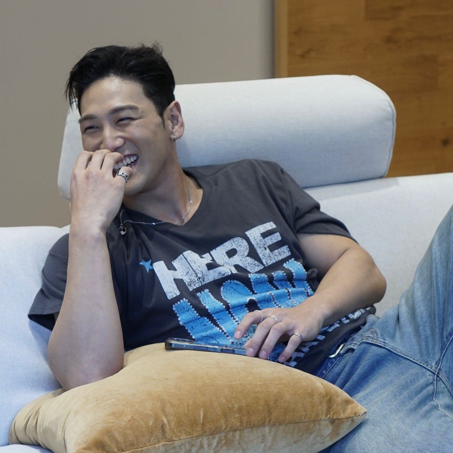 A moment captured by Baekho's fan