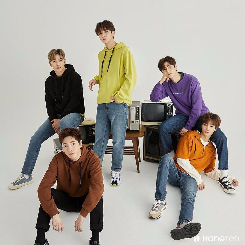 Recent activity shot of NU'EST