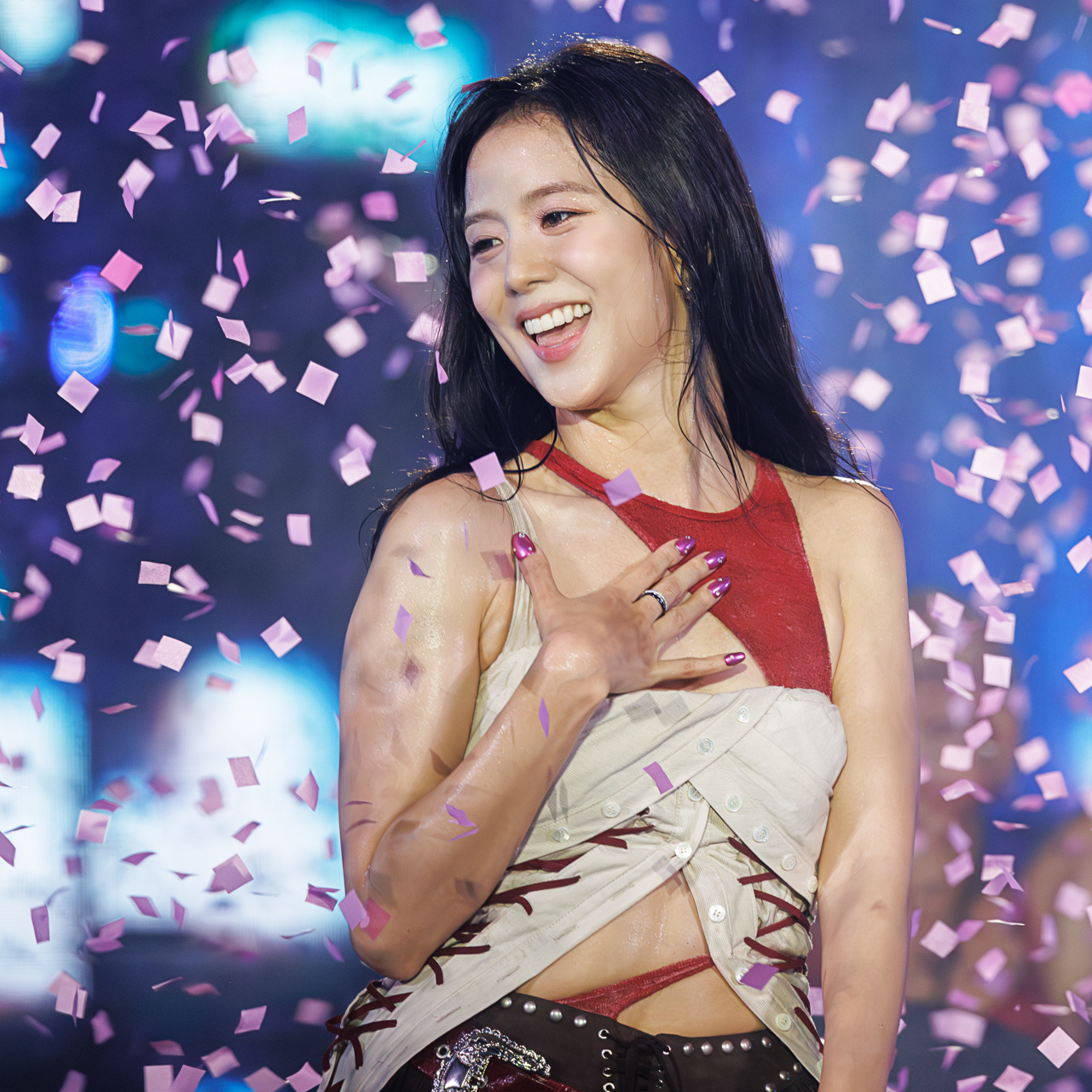 A moment captured by Jisoo (BLACKPINK)'s fan