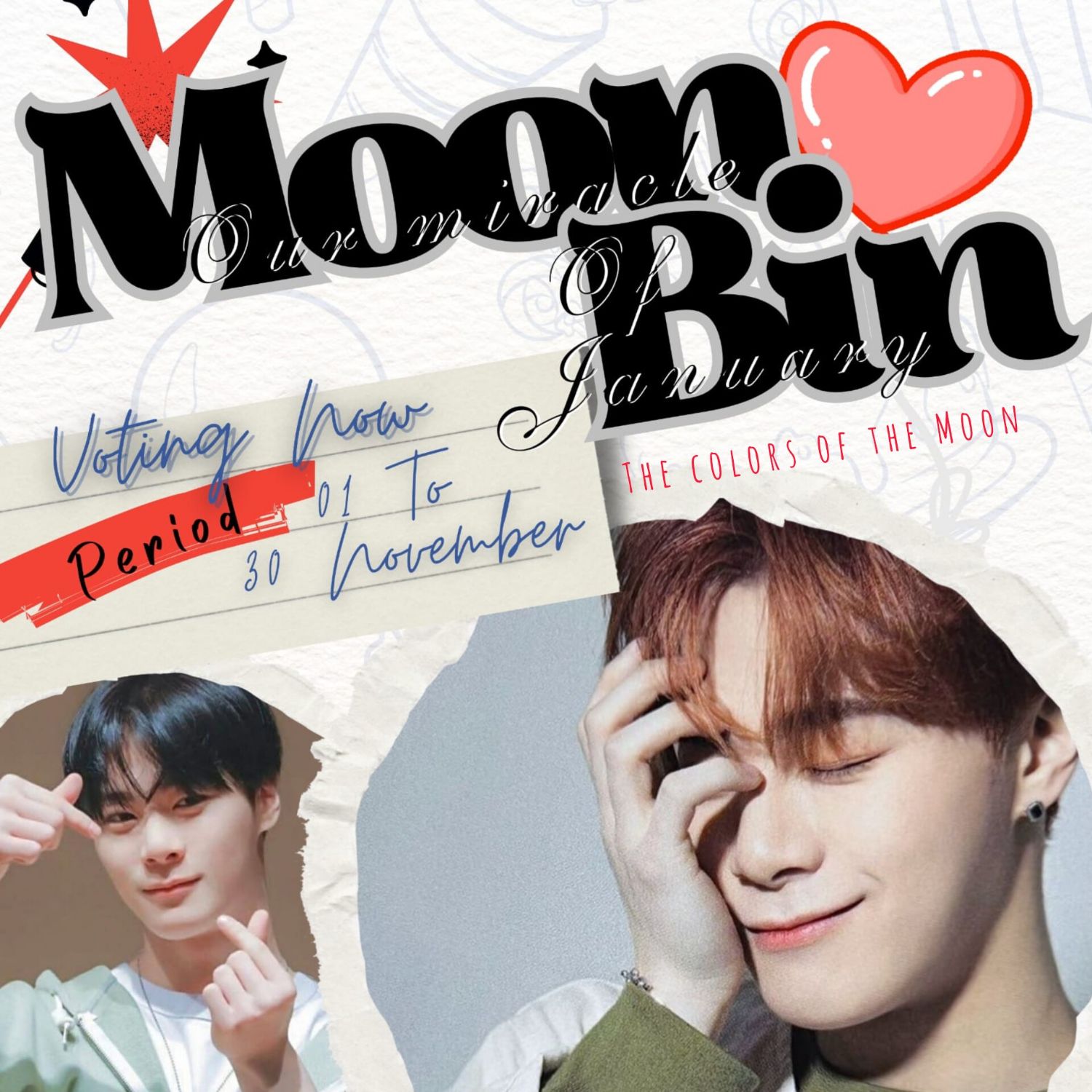 Recent activity shot of Moonbin (ASTRO)