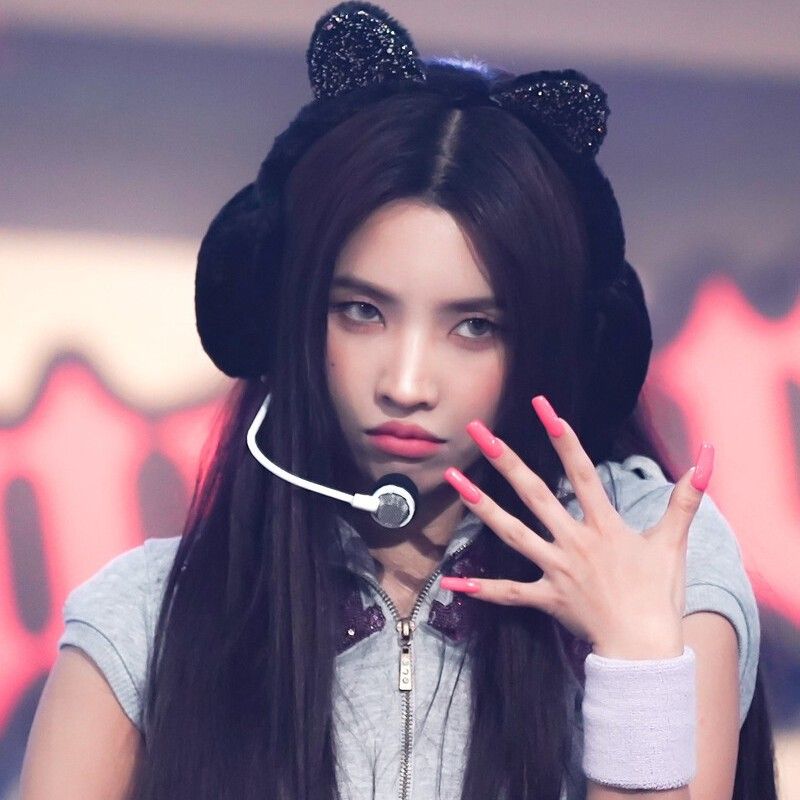 A moment captured by Soyeon (i-dle)'s fan