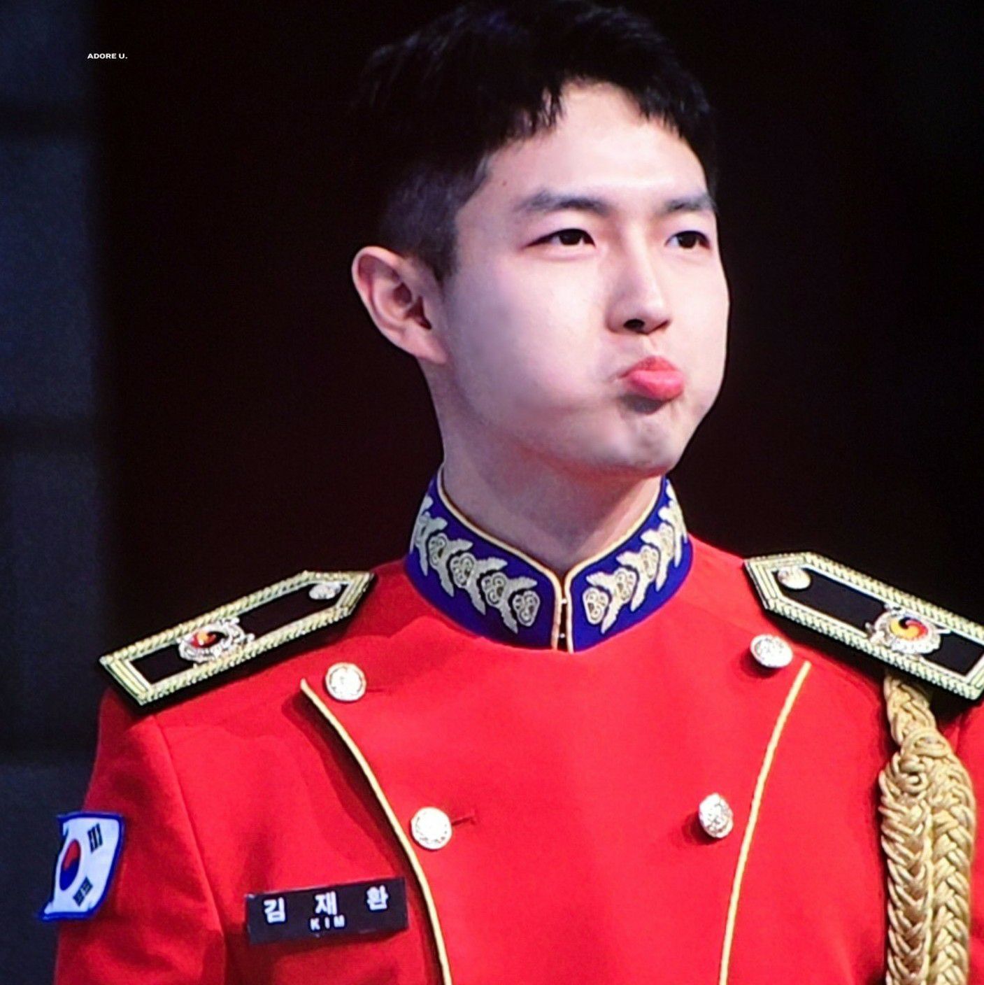 A moment captured by Kim Jaehwan's fan