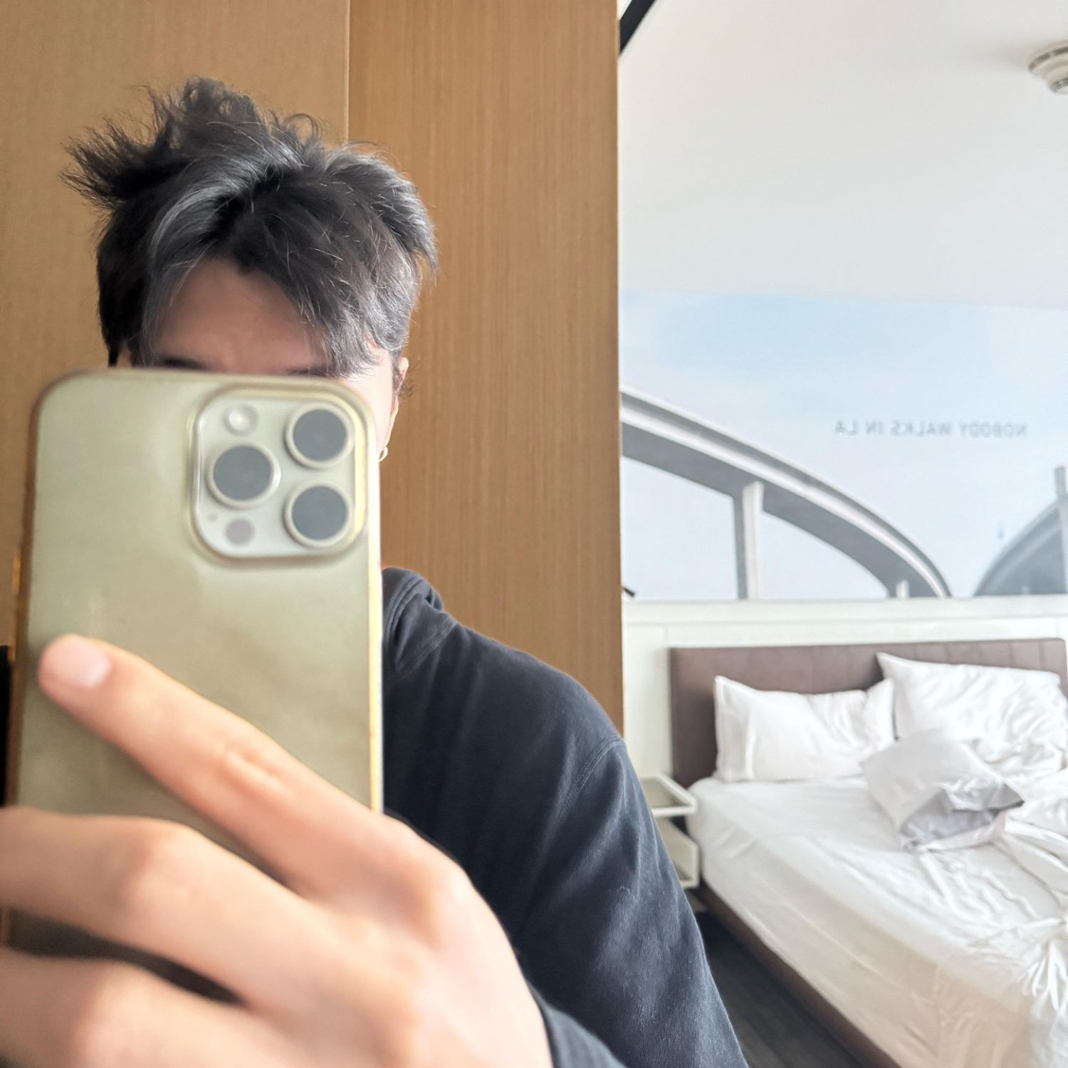 Recent activity shot of Johnny (NCT 127)