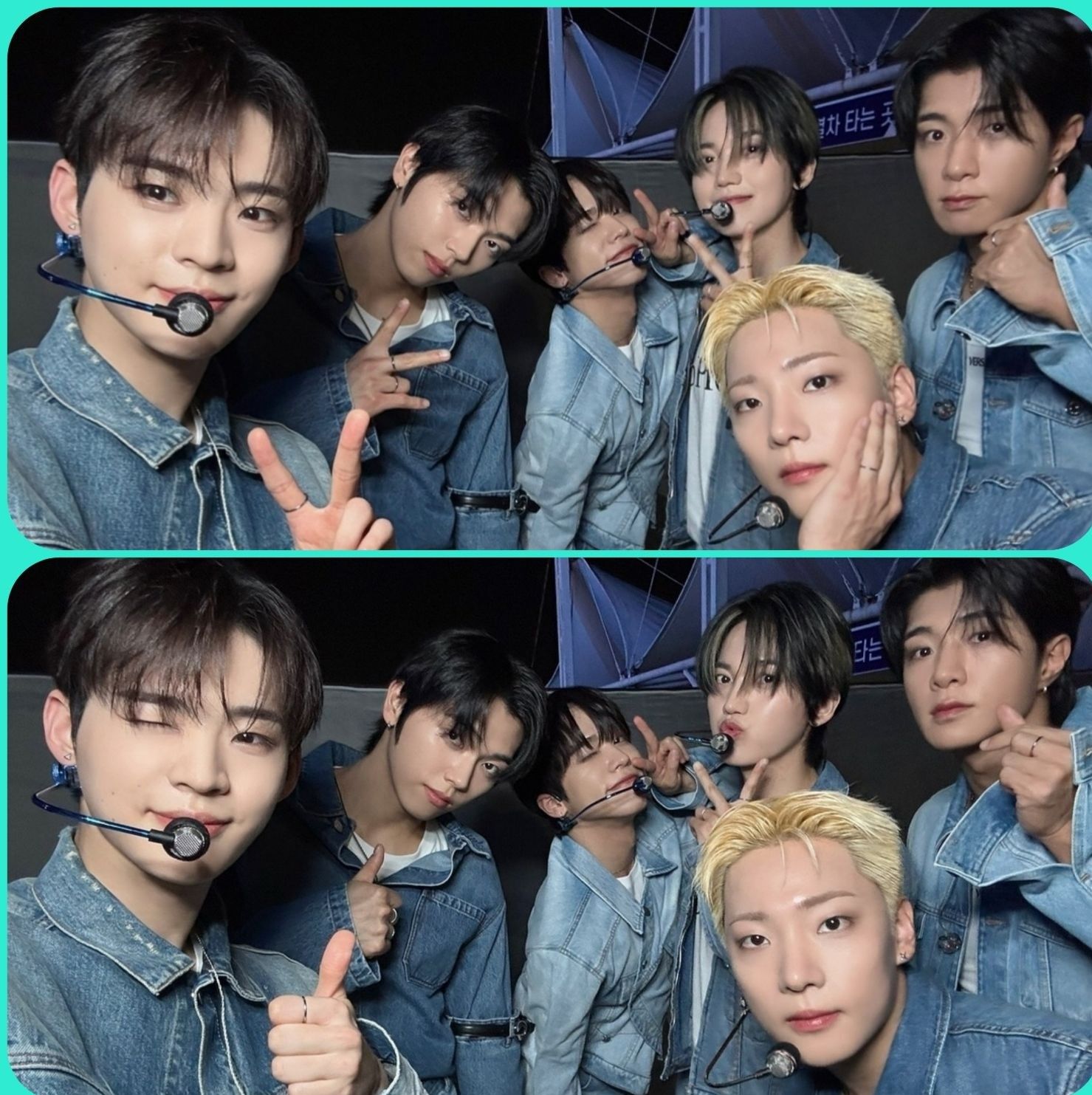 A moment captured by ONF's fan