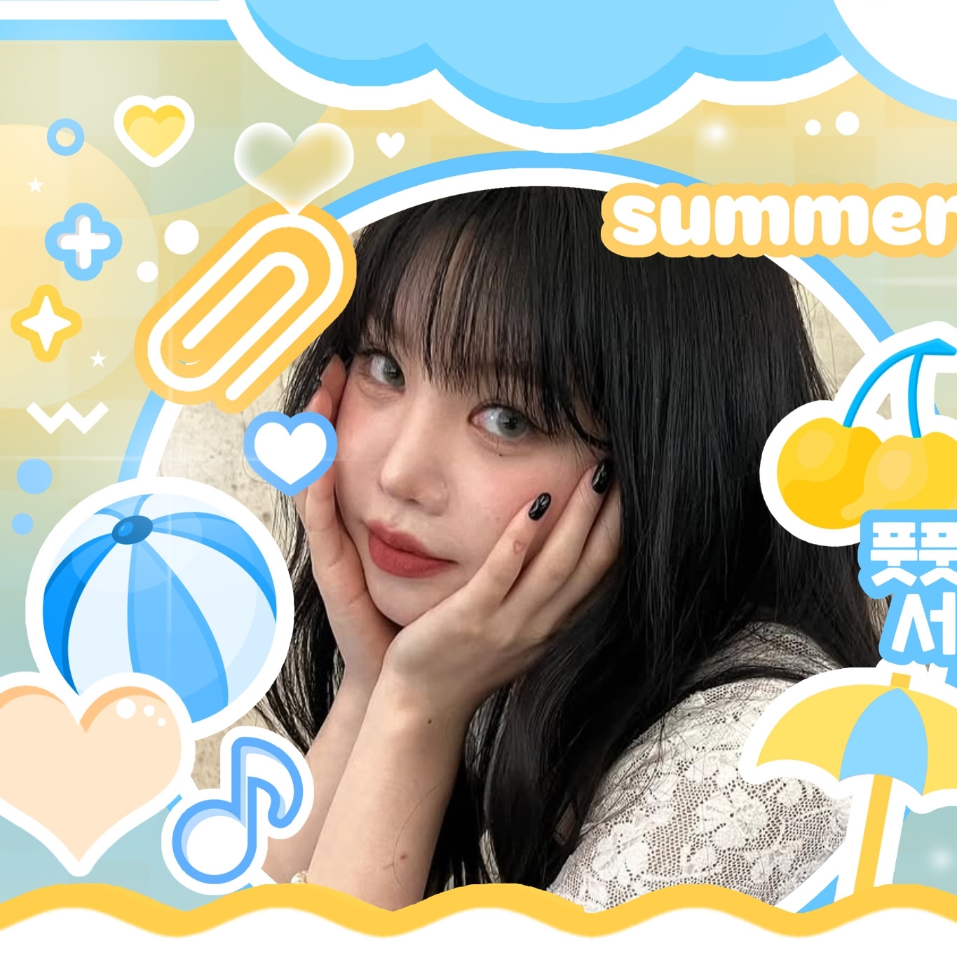 A moment captured by Soojin's fan