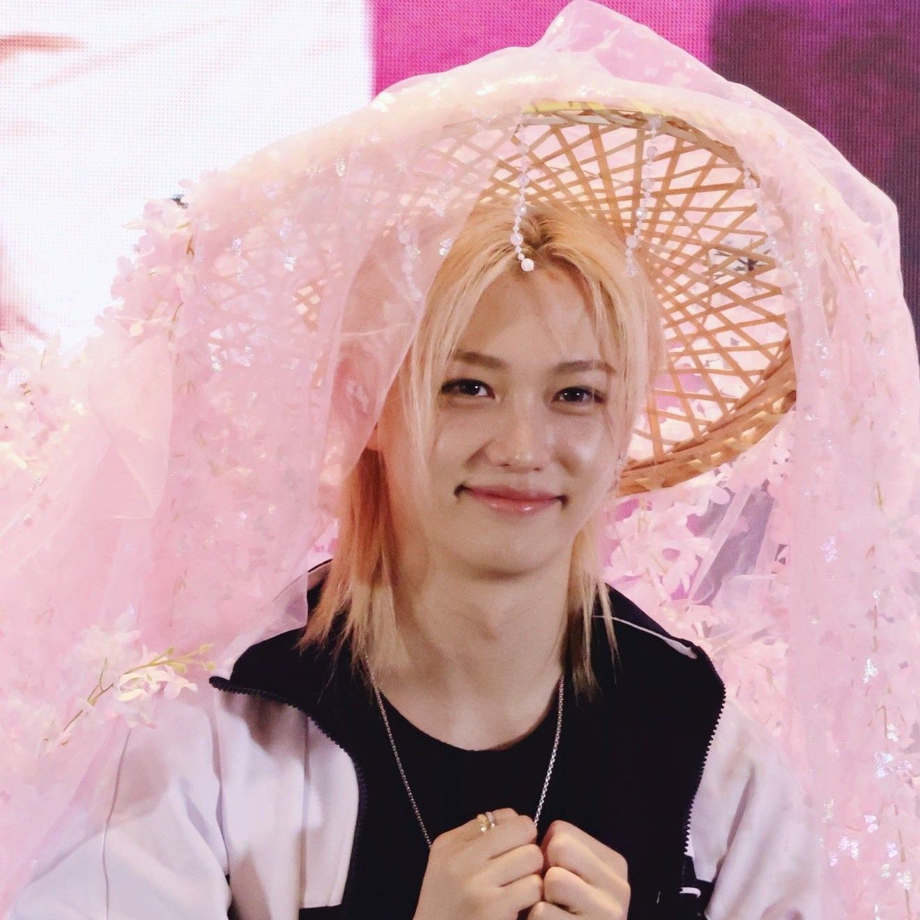 A moment captured by Felix (Stray Kids)'s fan