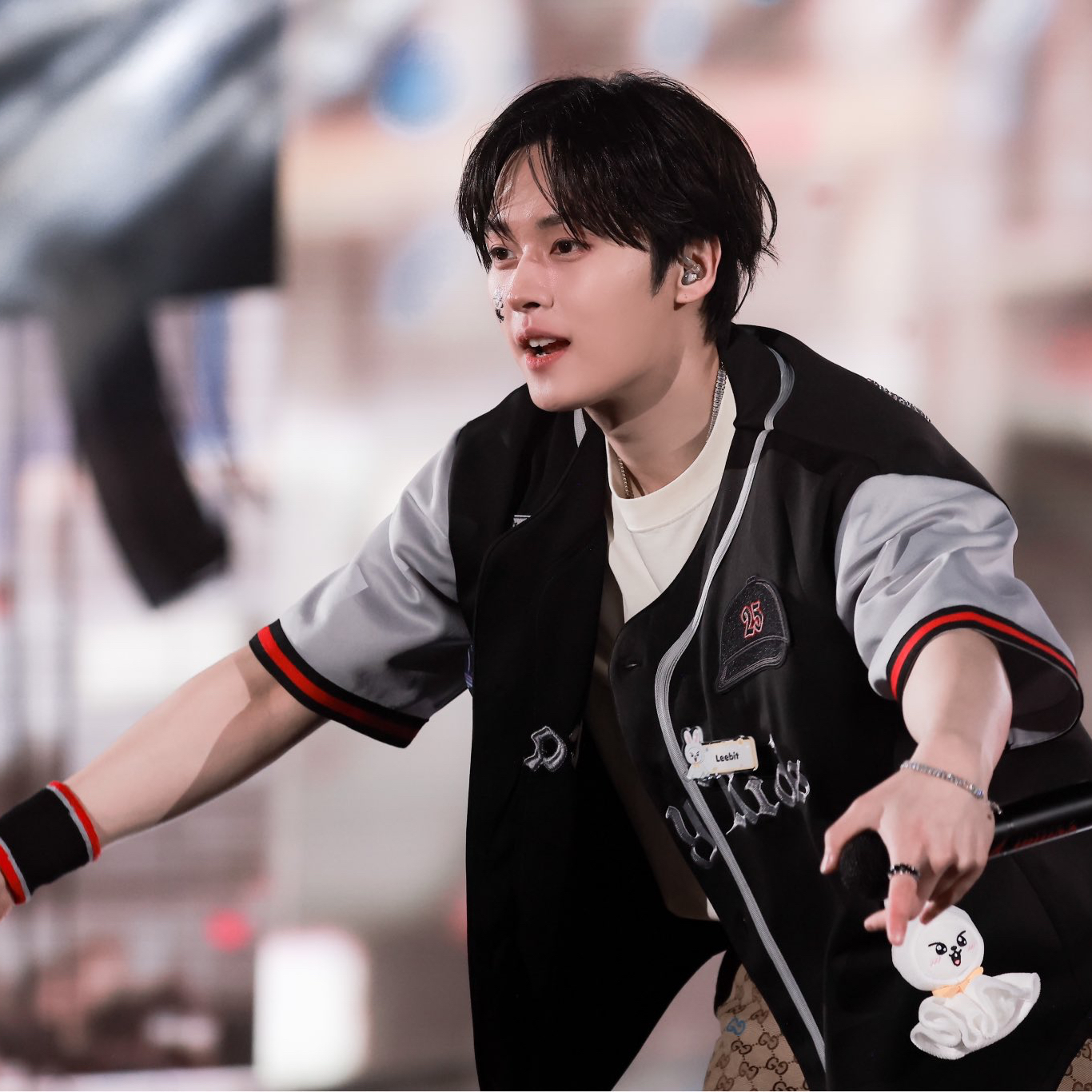 Recent activity shot of Lee Know (Stray Kids)