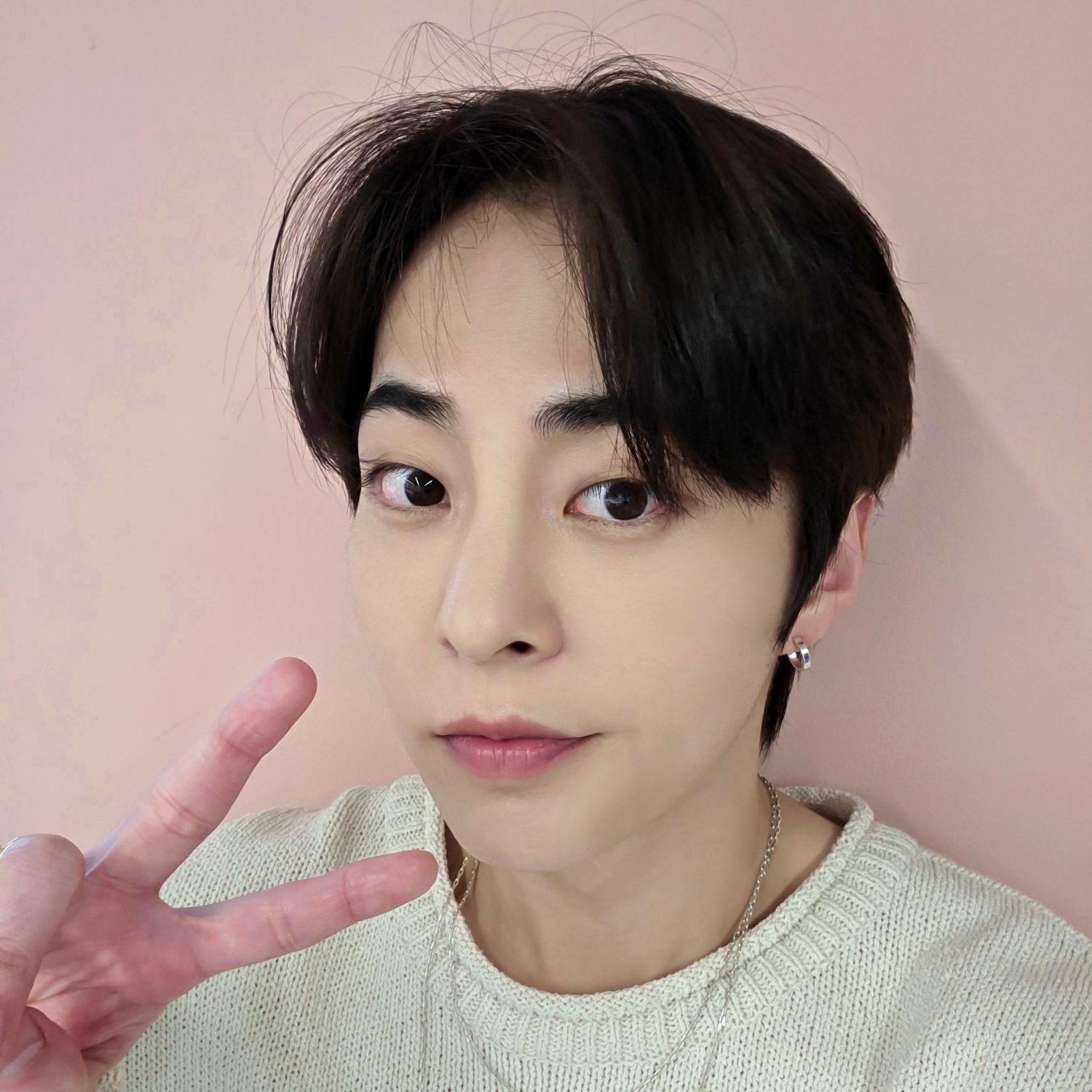 A moment captured by Xiumin (EXO)'s fan