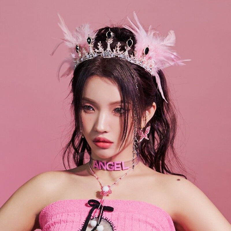 Recent activity shot of Soyeon (i-dle)