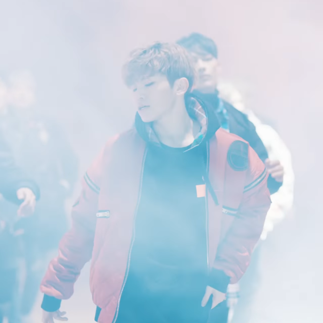 Recent activity shot of Woozi (SEVENTEEN)