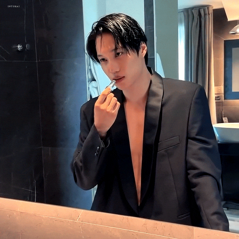 A moment captured by Kai (EXO)'s fan