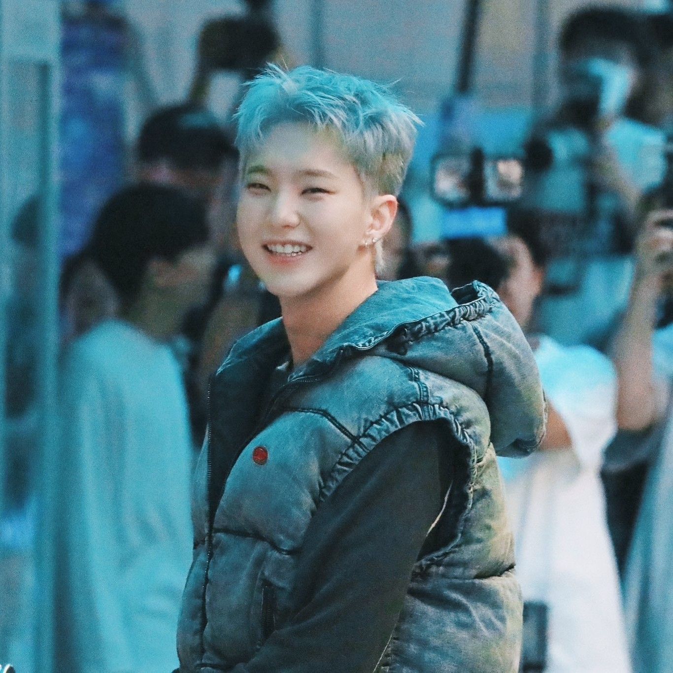 A moment captured by Hoshi (SEVENTEEN)'s fan