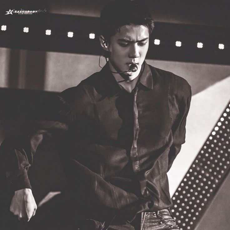 Recent activity shot of Sehun (EXO)