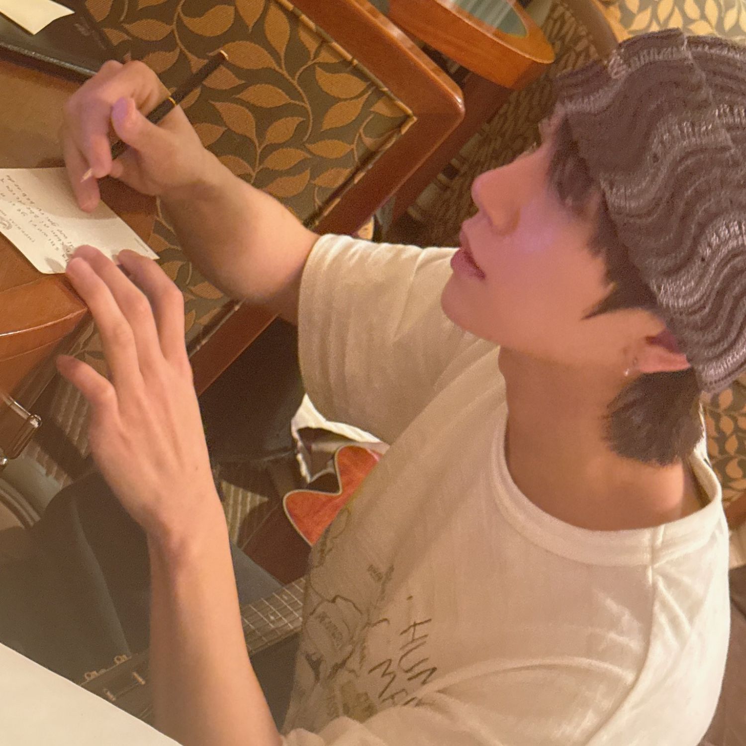 Recent activity shot of Joshua (SEVENTEEN)