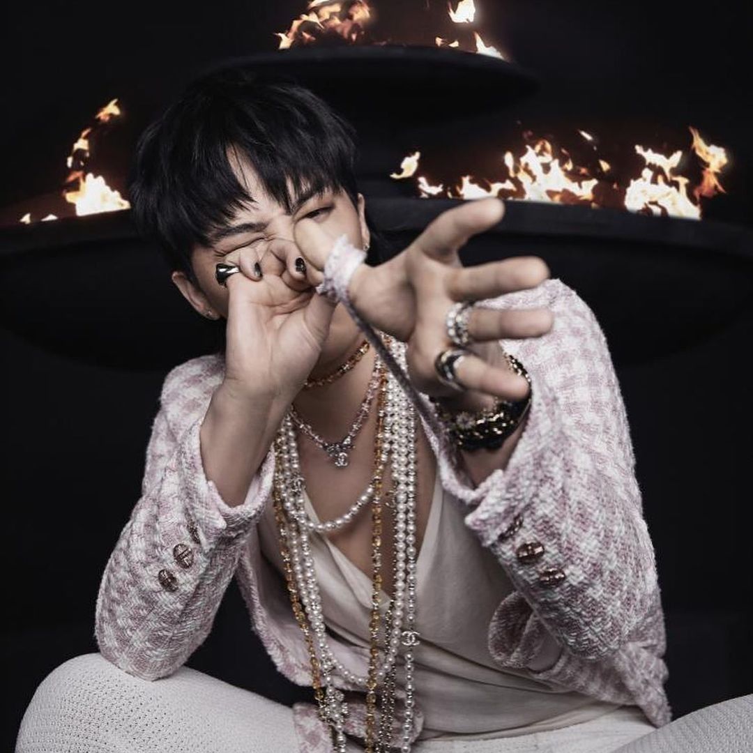 A moment captured by G-DRAGON (BIGBANG)'s fan