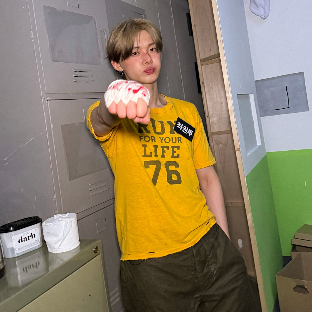 Behind-the-scenes cut of Yeonjun (TOMORROW X TOGETHER)