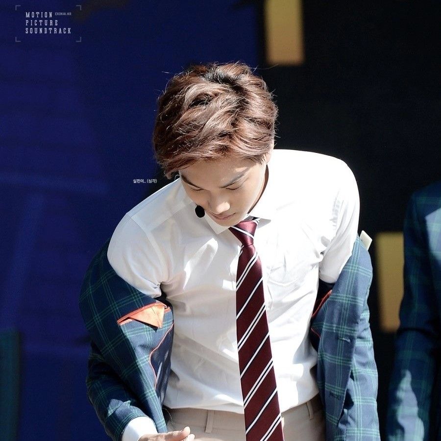 Recent activity shot of Kai (EXO)