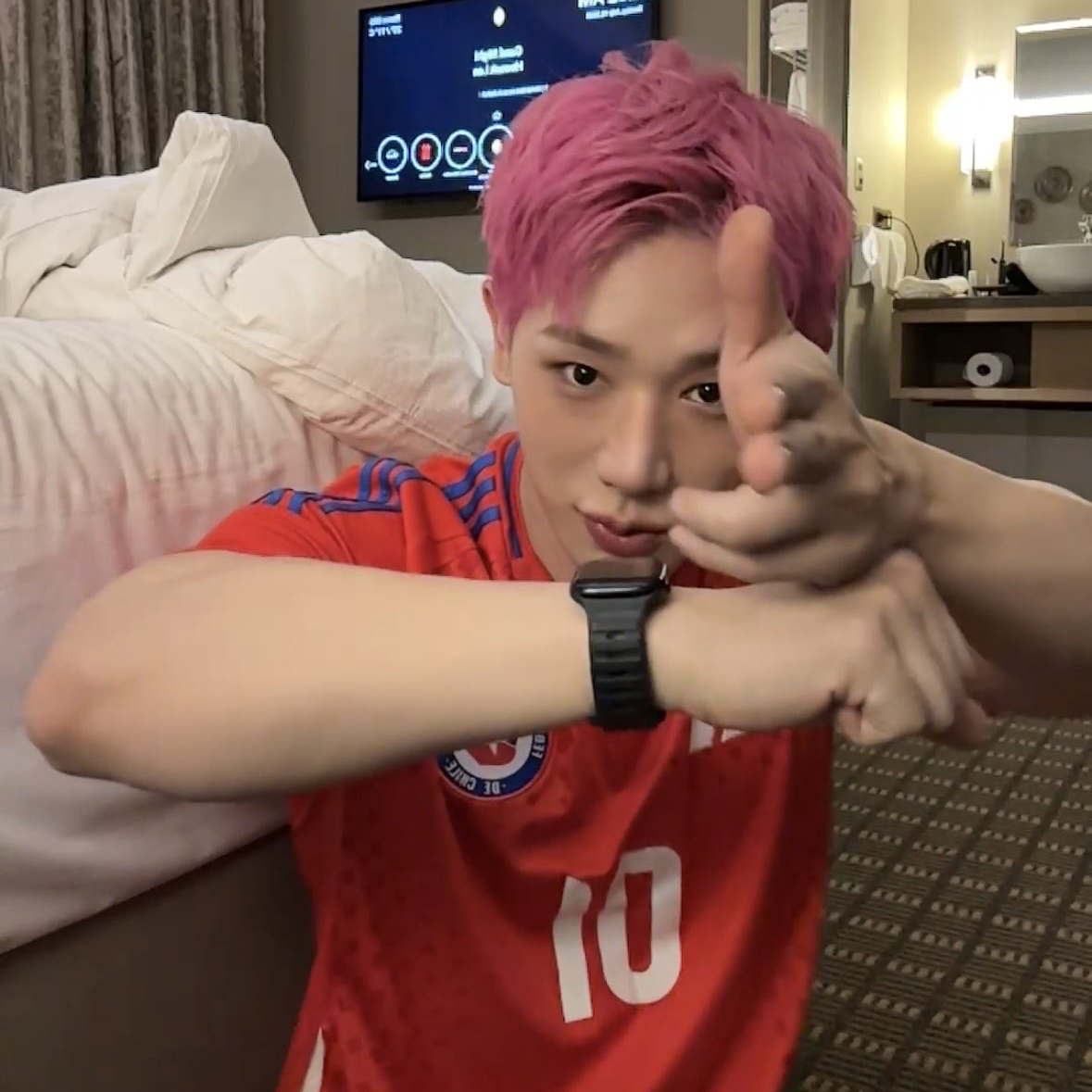 Recent activity shot of Wonho