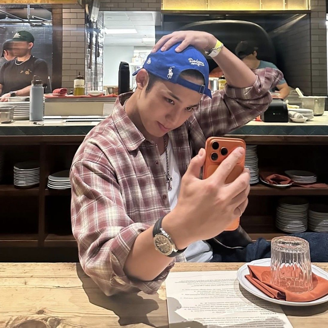 Momen yang diabadikan oleh penggemar Mingyu (SEVENTEEN)