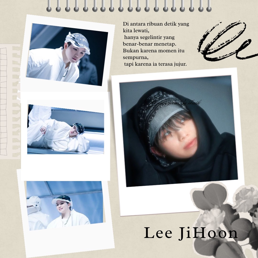 Recent activity shot of Woozi (SEVENTEEN)