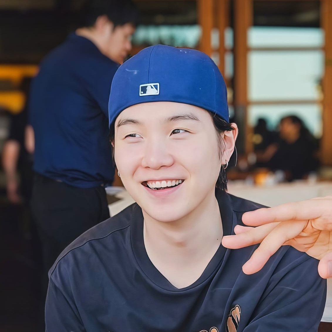 A moment captured by SUGA (BTS)'s fan