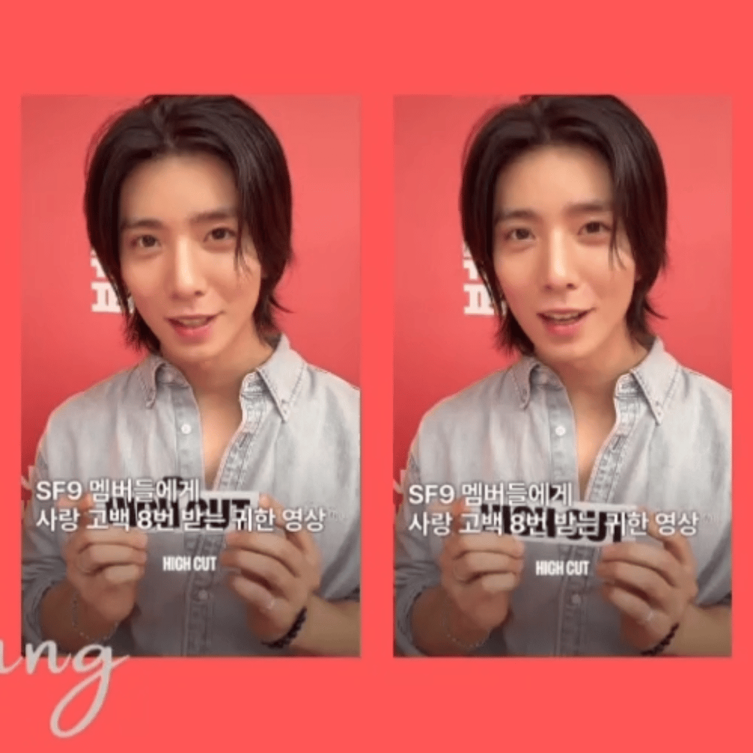 Recent activity shot of Hwiyoung (SF9)