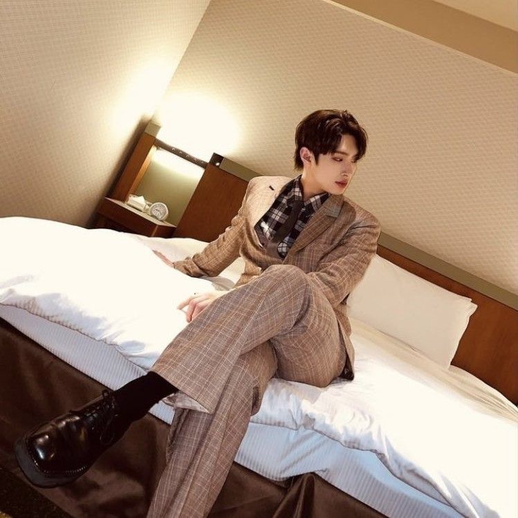 A moment captured by Mingi (ATEEZ)'s fan