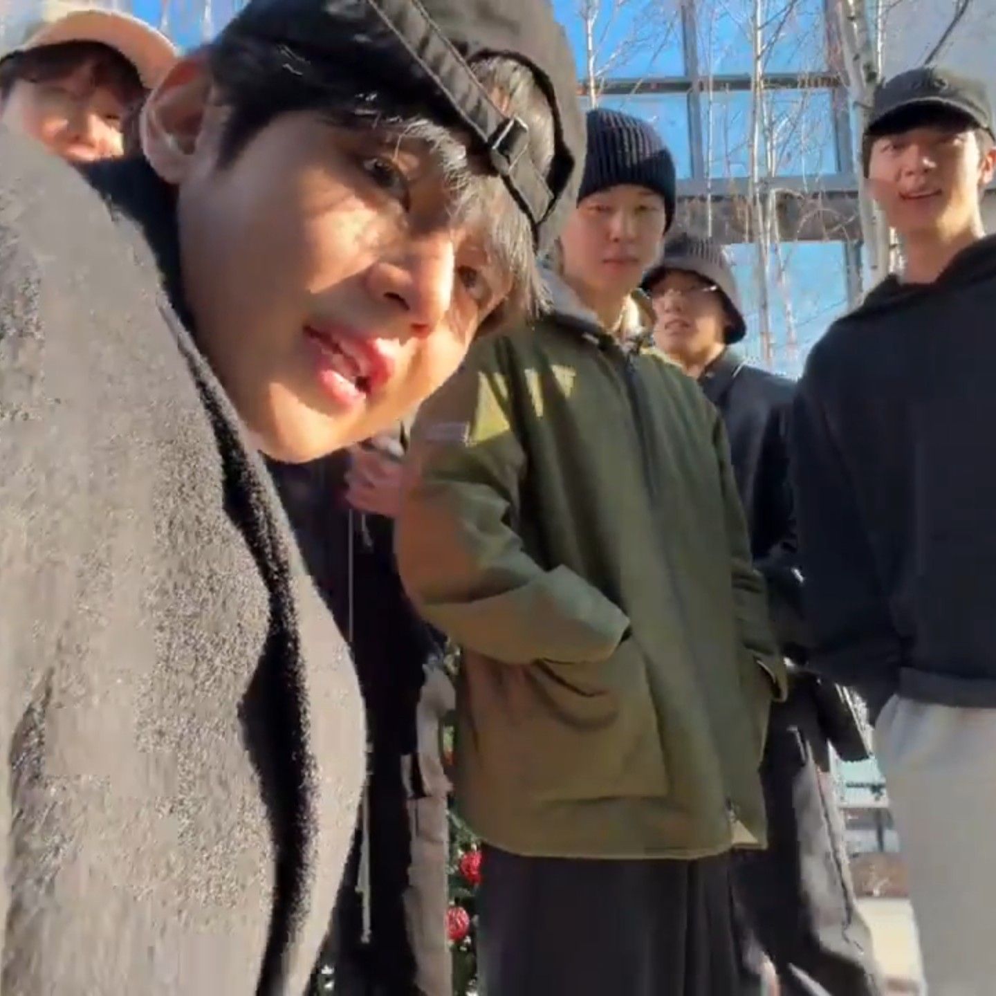 Recent activity shot of V (BTS)